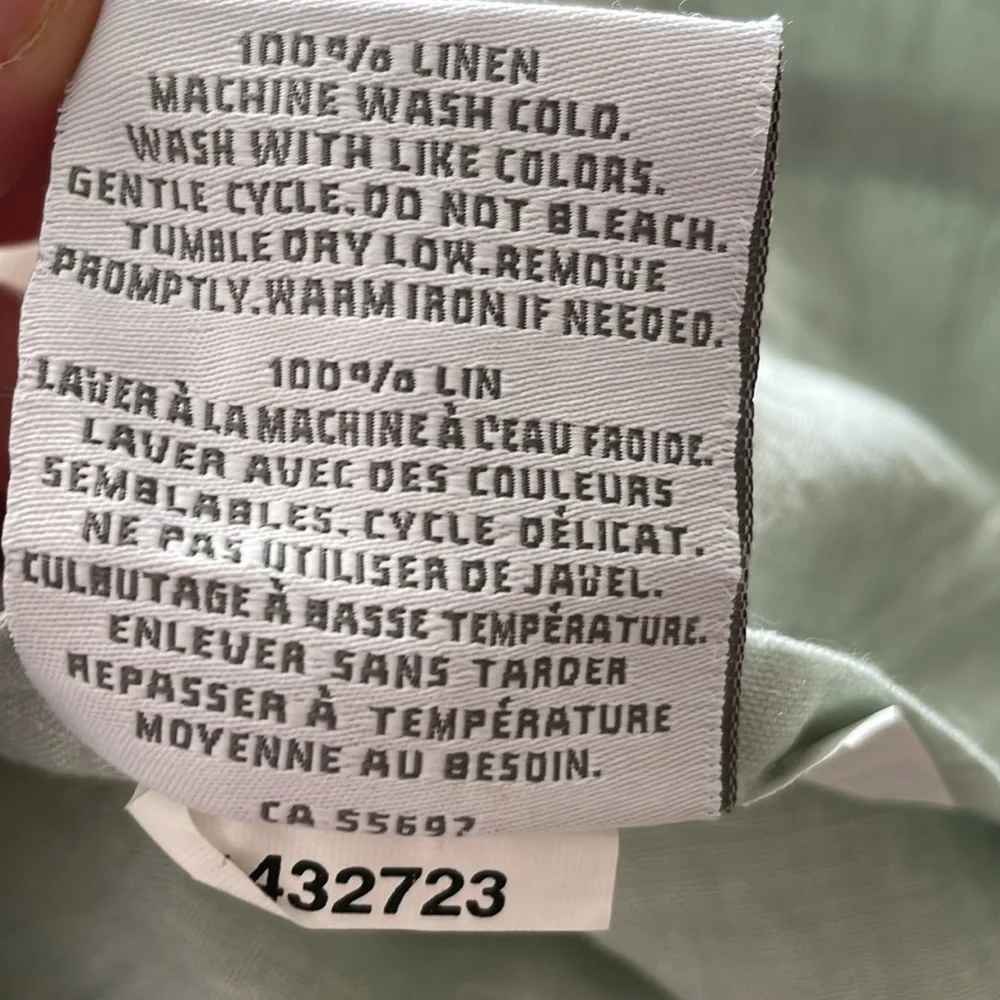 Restoration Hardware Vintage-Washed Belgian Linen Lumbar Pillow Shams NWT